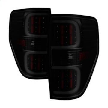 Picture of xTune Ford F150 09-14 LED Tail Lights - Black ALT-ON-FF15009-LBLED-BSM