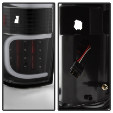 Picture of xTune Ford F150 09-14 LED Tail Lights - Black ALT-ON-FF15009-LBLED-BK