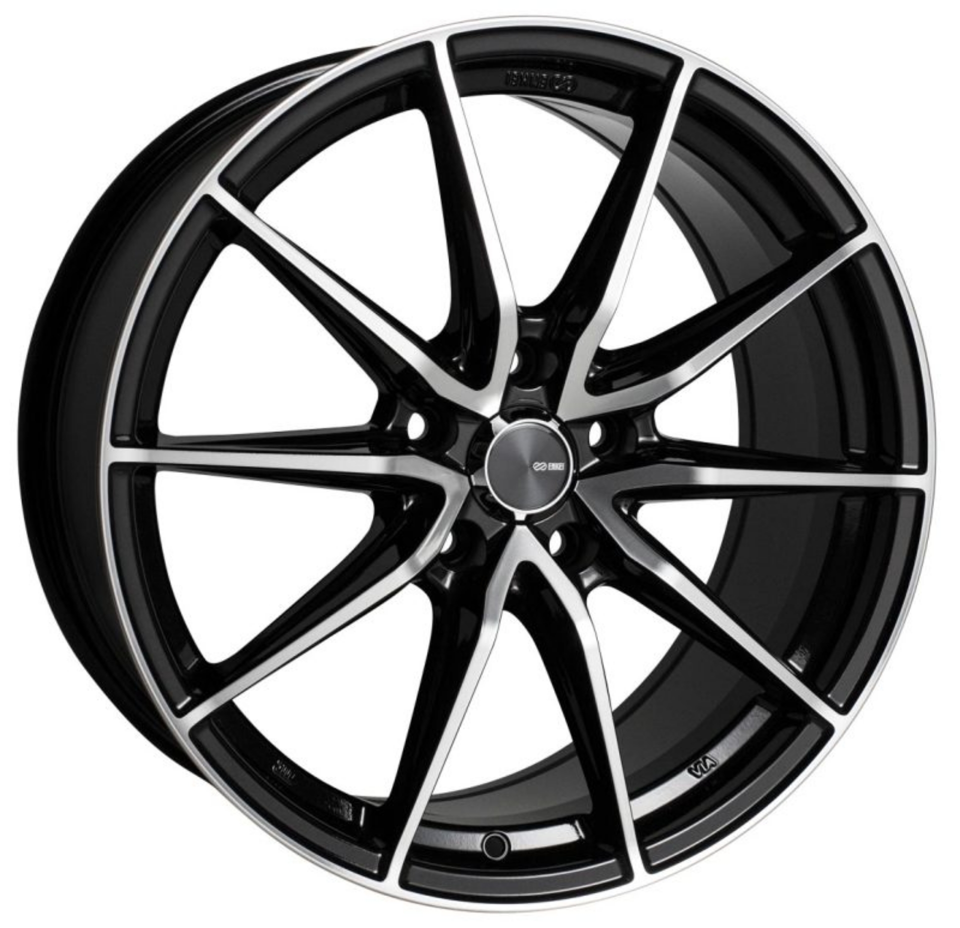 Picture of Enkei DRACO 17x7-5 5x114-3 45mm Offset 72-6mm Bore Black Machined Wheel