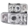 Picture of ANZO 1994-2001 Dodge Ram Projector Headlights w- Halo Chrome