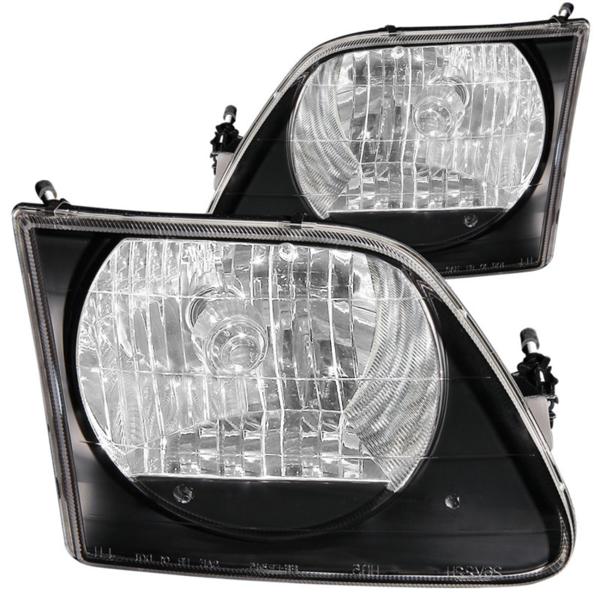 Picture of ANZO 1997-5-2003 Ford F-150 Crystal Headlights Black G2