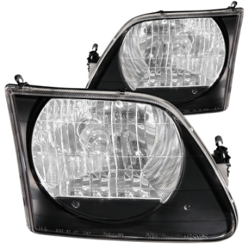 Picture of ANZO 1997-5-2003 Ford F-150 Crystal Headlights Black G2