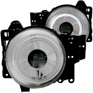 Picture of ANZO 2007-2013 Toyota Fj Cruiser Projector Headlights w- Halo Chrome