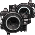 Picture of ANZO 2007-2013 Toyota Fj Cruiser Projector Headlights w- Halo Black