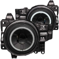 Picture of ANZO 2007-2013 Toyota Fj Cruiser Projector Headlights w- Halo Black