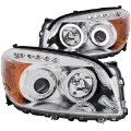 Picture of ANZO 2006-2008 Toyota Rav4 Projector Headlights w- Halo Chrome CCFL