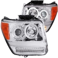 Picture of ANZO 2007-2012 Dodge Nitro Projector Headlights w- Halo Chrome CCFL G2