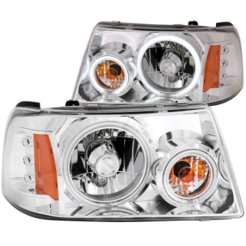 Picture of ANZO 2001-2011 Ford Ranger Projector Headlights w- Halo Chrome CCFL 1 pc