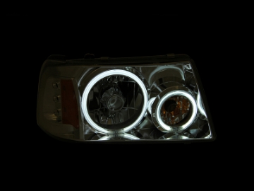 Picture of ANZO 2001-2011 Ford Ranger Projector Headlights w- Halo Chrome CCFL 1 pc