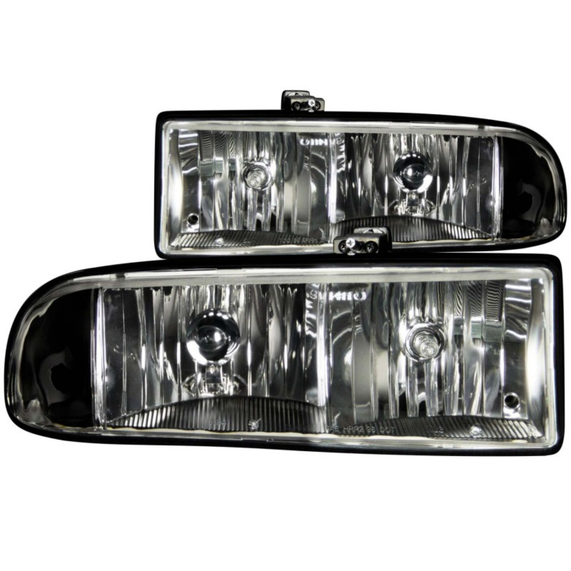 Picture of ANZO 1998-2005 Chevrolet S-10 Crystal Headlights Black