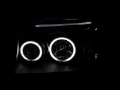 Picture of ANZO 2001-2004 Nissan Frontier Projector Headlights w- Halo Black CCFL