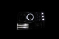 Picture of ANZO 1992-1996 Ford F-150 Projector Headlights w- Halo Chrome w- Side Markers and Parking Lights