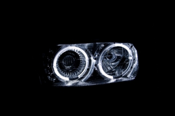 Picture of ANZO 1999-2006 Gmc Sierra 1500 Projector Headlights w- Halo Chrome