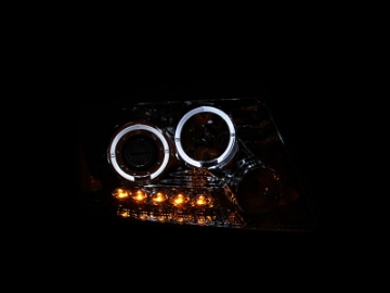 Picture of ANZO 2004-2008 Ford F-150 Projector Headlights w- Halo and LED Chrome G2