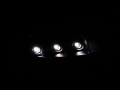 Picture of ANZO 1994-2001 Dodge Ram Crystal Headlights Black w- LED