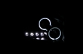 Picture of ANZO 2006-2008 Dodge Ram 1500 Projector Headlights w- Halo Black