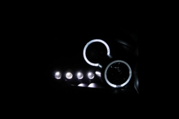 Picture of ANZO 2006-2008 Dodge Ram 1500 Projector Headlights w- Halo Black