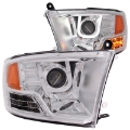 Picture of ANZO 2009-2016 Dodge Ram 1500 Projector Headlights w- U-Bar Chrome