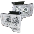 Picture of ANZO 2009-2014 Ford F-150 Projector Headlights w- Halo Chrome CCFL G2