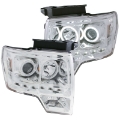 Picture of ANZO 2009-2014 Ford F-150 Projector Headlights w- Halo Chrome CCFL G2