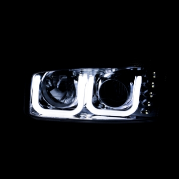 Picture of ANZO 1999-2006 GMC Sierra 1500 Projector Headlights w- U-Bar Chrome
