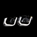 Picture of ANZO 2003-2006 Chevrolet Silverado 1500 Projector Headlights w- U-Bar Black