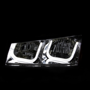 Picture of ANZO 2003-2006 Chevrolet Silverado 1500 Projector Headlights w- U-Bar Chrome