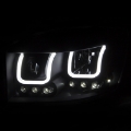 Picture of ANZO 2006-2008 Dodge Ram 1500 Projector Headlights w- U-Bar Black
