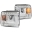 Picture of ANZO 2014-2015 Gmc Sierra Projector Headlights w- U-Bar Chrome