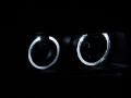 Picture of ANZO 1992-1998 BMW 3 Series E36 Projector Headlights w- Halo Black CCFL G2