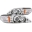 Picture of ANZO 1994-1998 Ford Mustang Projector Headlights w- Halo Chrome 1pc