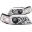 Picture of ANZO 1999-2004 Ford Mustang Projector Headlights Chrome