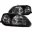 Picture of ANZO 1999-2000 Honda Civic Crystal Headlights Black