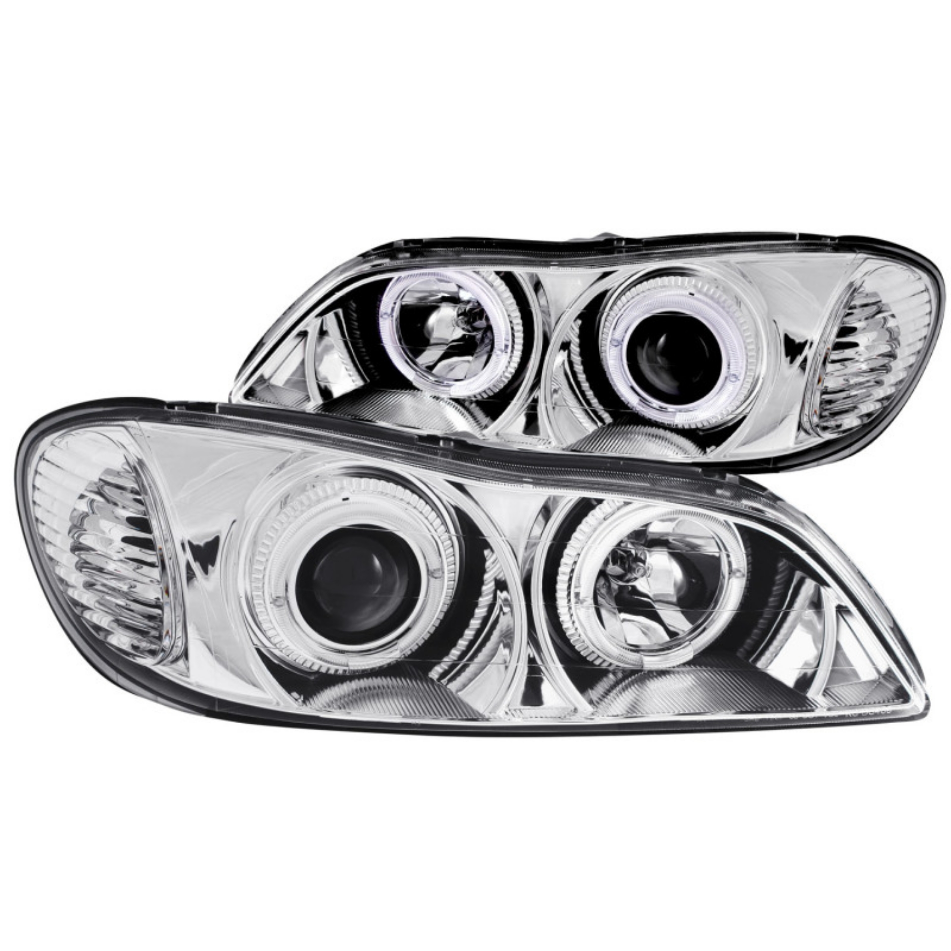 Picture of ANZO 2000-2004 Infiniti I30 Projector Headlights w- Halo Chrome