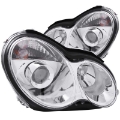Picture of ANZO 2001-2007 Mercedes Benz C Class W203 Projector Headlights Chrome