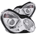Picture of ANZO 2001-2007 Mercedes Benz C Class W203 Projector Headlights Chrome