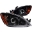 Picture of ANZO 2004-2007 Mitsubishi Lancer Projector Headlights w- Halo Black CCFL