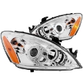 Picture of ANZO 2004-2007 Mitsubishi Lancer Projector Headlights w- Halo Chrome CCFL