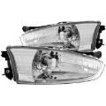 Picture of ANZO 1997-2002 Mitsubishi Mirage Crystal Headlights Chrome