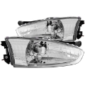 Picture of ANZO 1997-2002 Mitsubishi Mirage Crystal Headlights Chrome