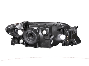 Picture of ANZO 2001-2003 Mazda Protege Crystal Headlights Black