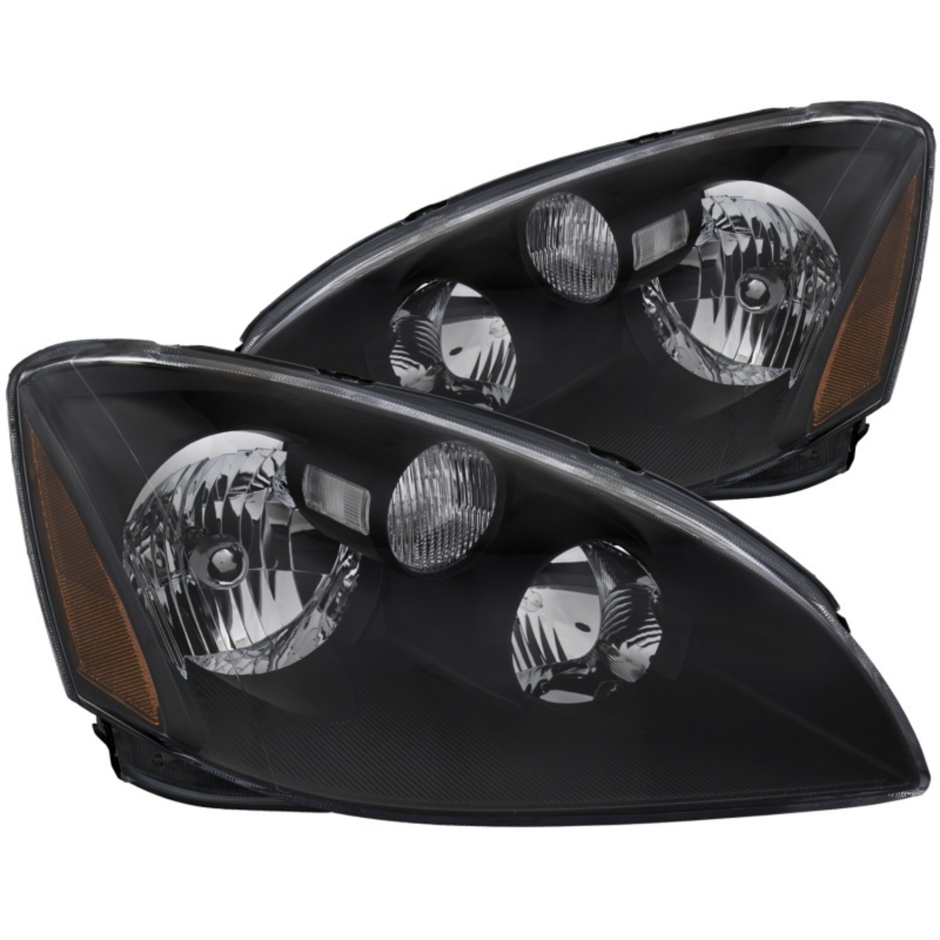 Picture of ANZO 2002-2004 Nissan Altima Crystal Headlights Black