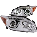 Picture of ANZO 2005-2010 Scion Tc Projector Headlights w- Halo Chrome CCFL