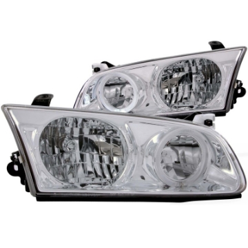 Picture of ANZO 2000-2001 Toyota Camry Crystal Headlights w- Halo Chrome