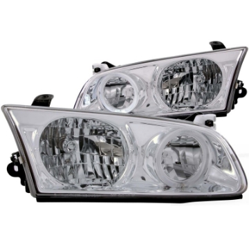 Picture of ANZO 2000-2001 Toyota Camry Crystal Headlights w- Halo Chrome