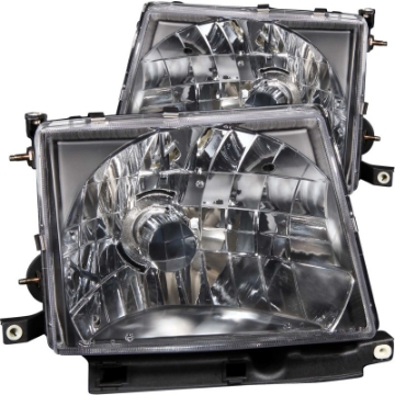 Picture of ANZO 1997-2000 Toyota Tacoma Crystal Headlights Black