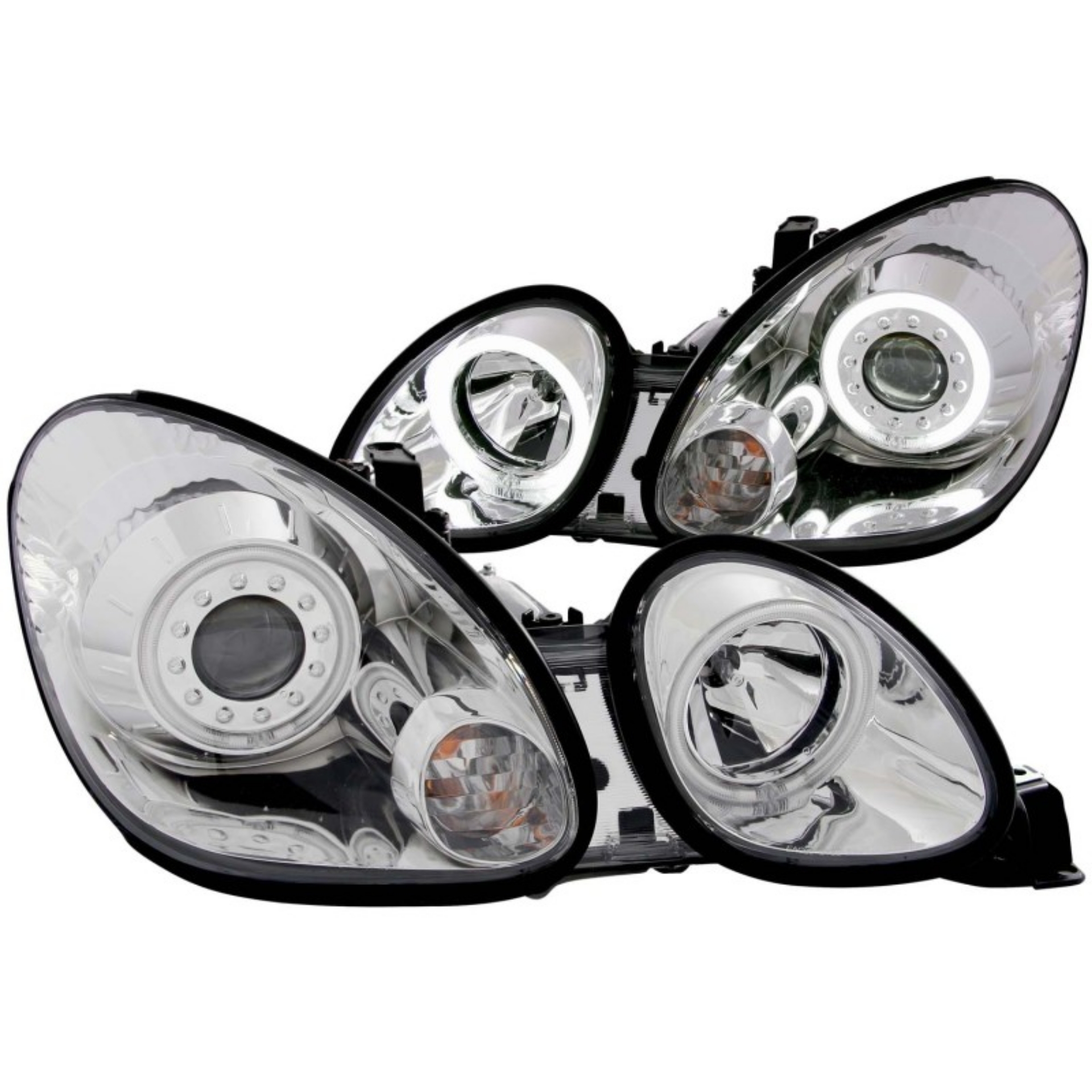 Picture of ANZO 1998-2005 Lexus Gs300 Projector Headlights w- Halo Chrome
