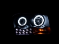 Picture of ANZO 2005-2010 Chrysler 300 Projector Headlights w- Halo Black Does Not Fit S Models