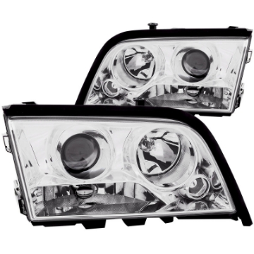 Picture of ANZO 1994-2000 Mercedes Benz C Class W202 Projector Headlights Chrome