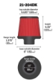 Picture of AEM 3-5 in Short Neck 5 in Element Filter